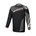 Maglia cross Macna Backyard-1 Nero/Grigio - vista frontale
