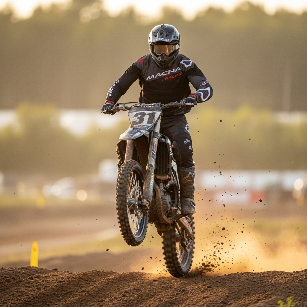 Macna Backyard-1 Nero/Grigio – Maglia Moto Cross Enduro Unisex - Moon Bike - Vista 9