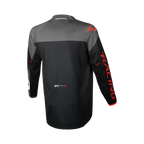Maglia cross Macna Backyard-1 Nero/Grigio - vista posteriore