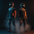Macna Backyard-1 Nero/Arancio – Maglia Moto Cross Enduro Unisex