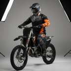 Macna Backyard-1 Nero/Arancio – Maglia Moto Cross Enduro Unisex