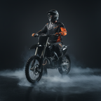 Macna Backyard-1 Nero/Arancio – Maglia Moto Cross Enduro Unisex