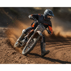 Macna Backyard-1 Nero/Arancio – Maglia Moto Cross Enduro Unisex