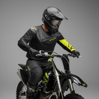 Macna Backyard-1 Nero/Giallo – Maglia Moto Cross Enduro Unisex