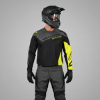 Macna Backyard-1 Nero/Giallo – Maglia Moto Cross Enduro Unisex