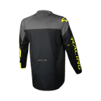 Maglia cross Macna Backyard-1 Nero/Giallo fluo - vista posteriore