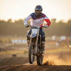 Macna Backyard-1 Grigio/Blu – Maglia Moto Cross Enduro Unisex