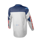 Maglia cross Macna Backyard-1 Grigio/Blu - vista posteriore