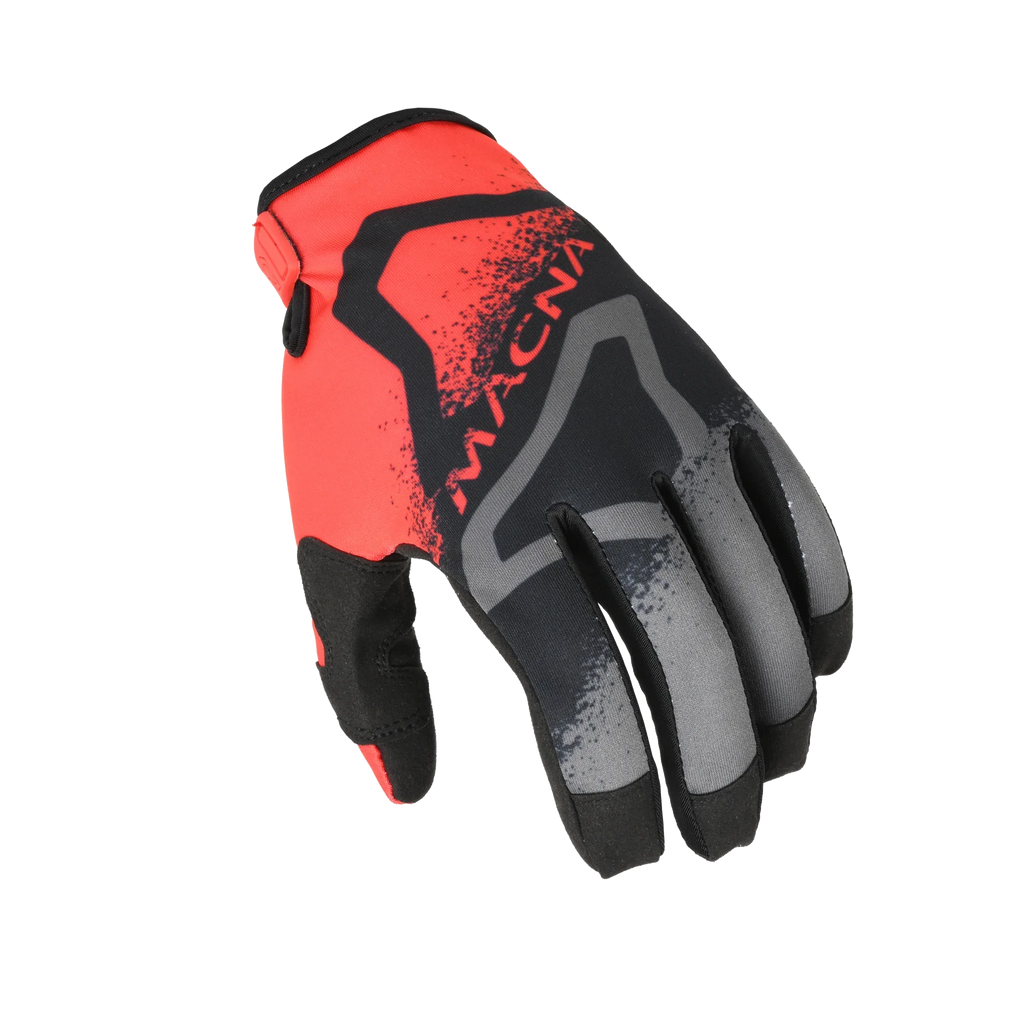 Macna Backyard-1 MX Nero/Rosso guanti motocross