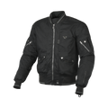Macna Bastic Nero Opaco - Giacca Moto Bomber Urbana Impermeabile CE Classe A Uomo - vista 1