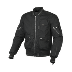 Macna Bastic Nero Opaco - Giacca Moto Bomber Urbana Impermeabile CE Classe A Uomo - vista 1