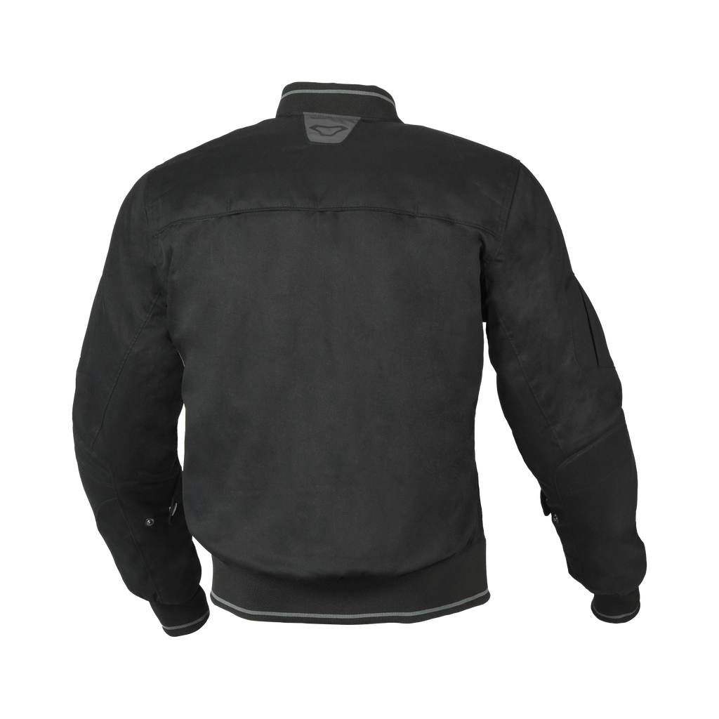 Macna Bastic Nero Opaco - Giacca Moto Bomber Urbana Impermeabile CE Classe A Uomo - vista 2