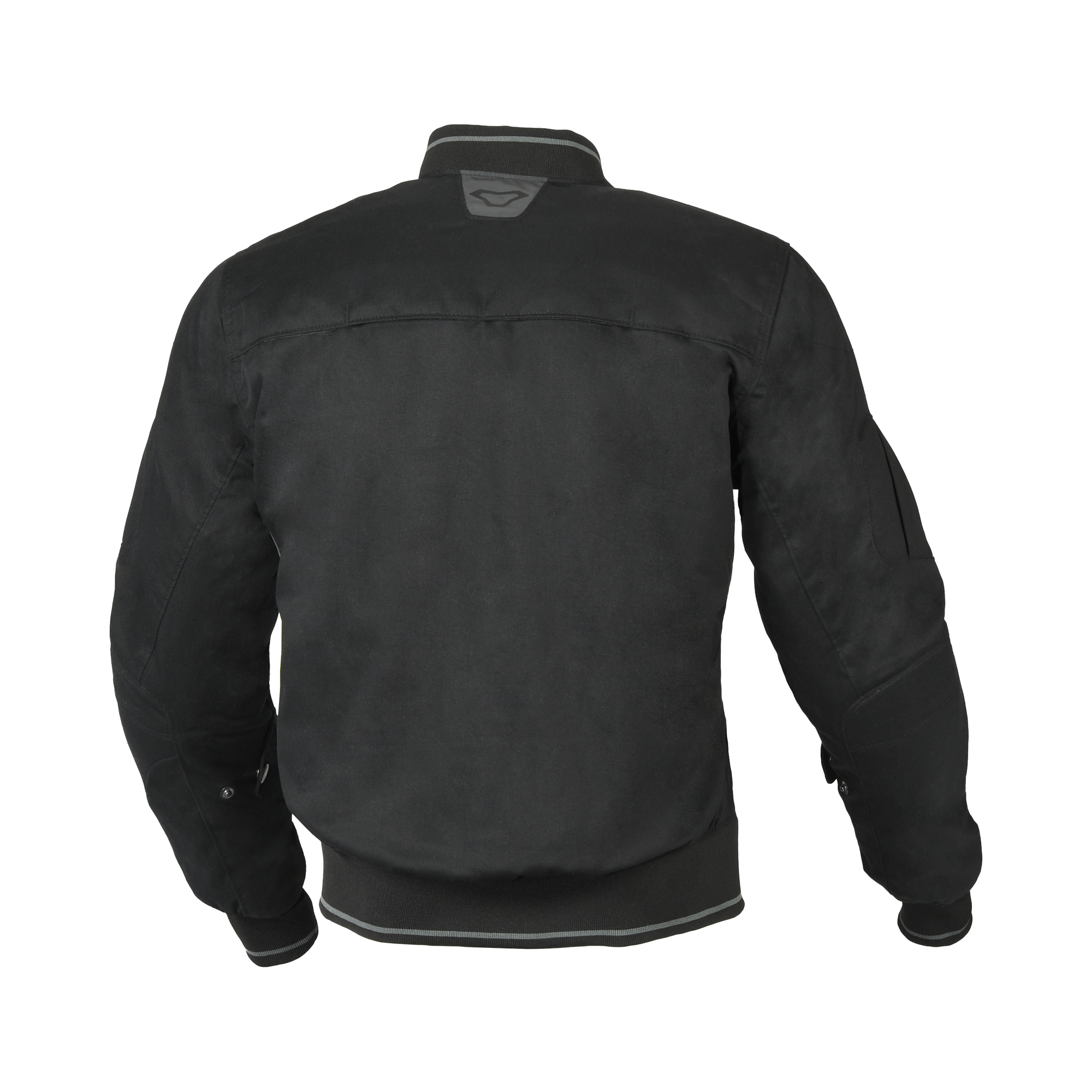 Macna Bastic Nero Opaco - Giacca Moto Bomber Urbana Impermeabile CE Classe A Uomo - vista 2
