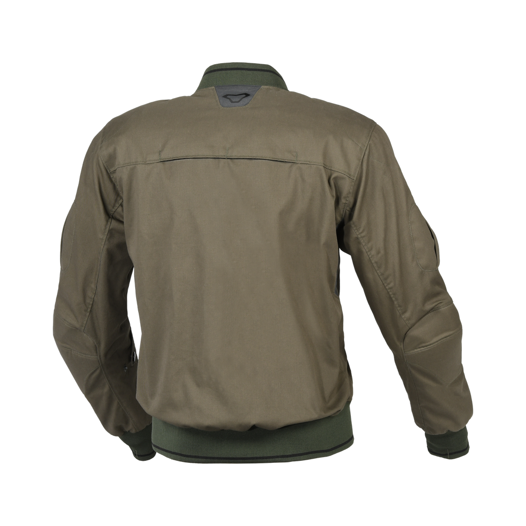 Macna Bastic Verde Scuro - Giacca Moto Bomber Urbana Impermeabile CE Classe A Uomo - vista 2
