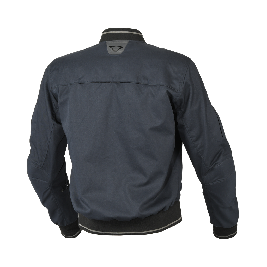 Macna Bastic Blu Scuro - Giacca Moto Bomber Urbana Impermeabile CE Classe A Uomo - vista 2