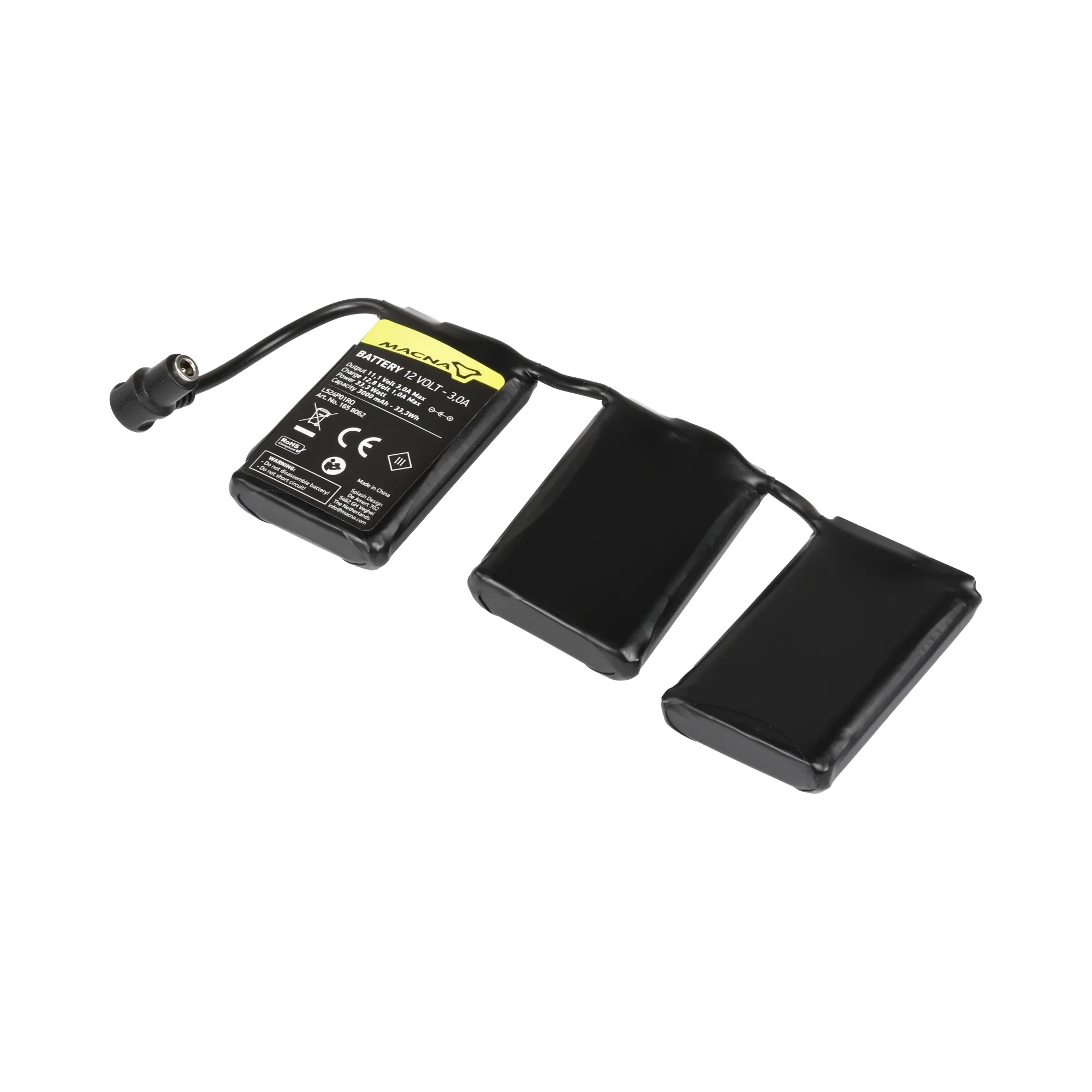 Macna Accu 12V 3A, enkel Kit Abbigliamento Riscaldato