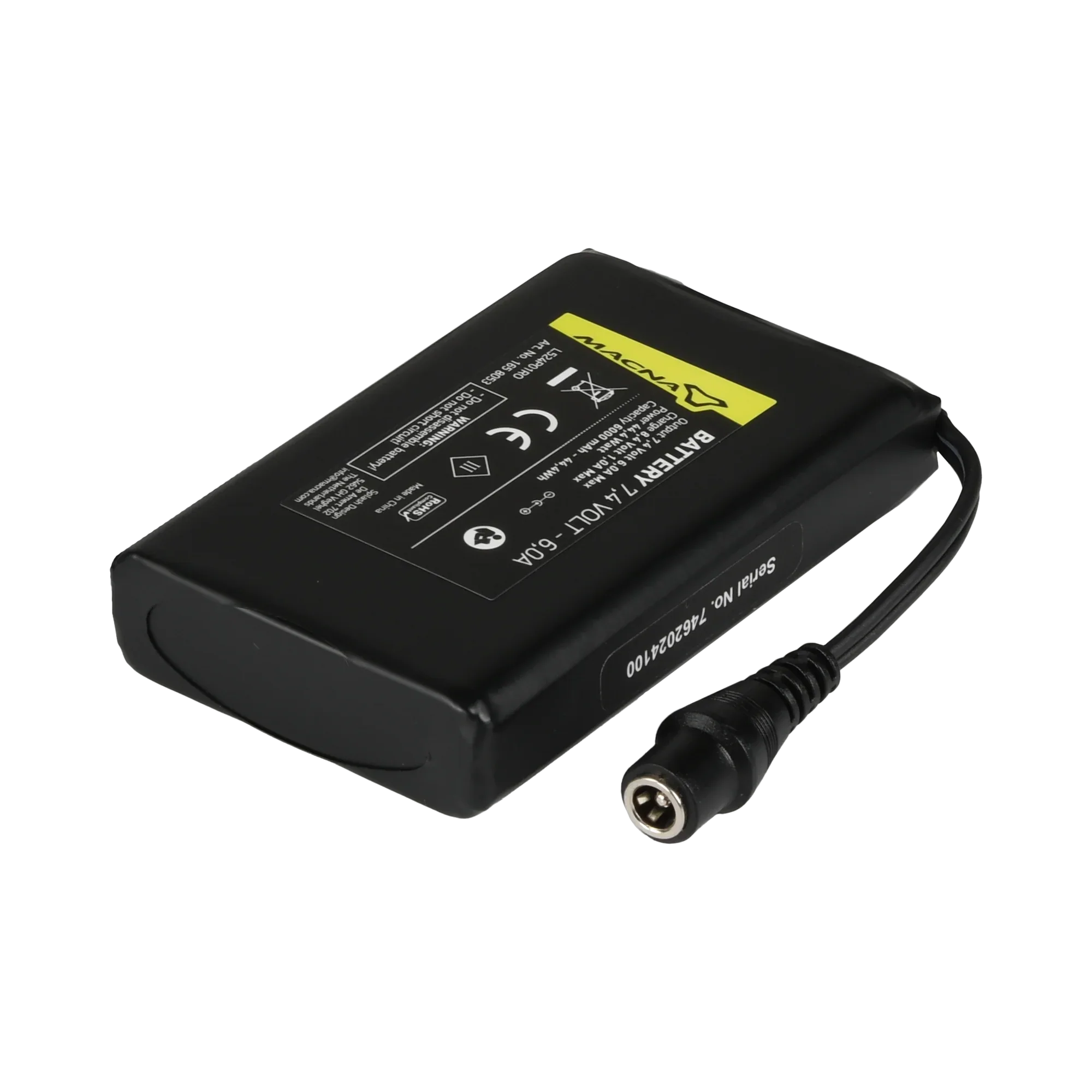 Macna Accu 7,4V 6A, enkel Kit Abbigliamento Riscaldato