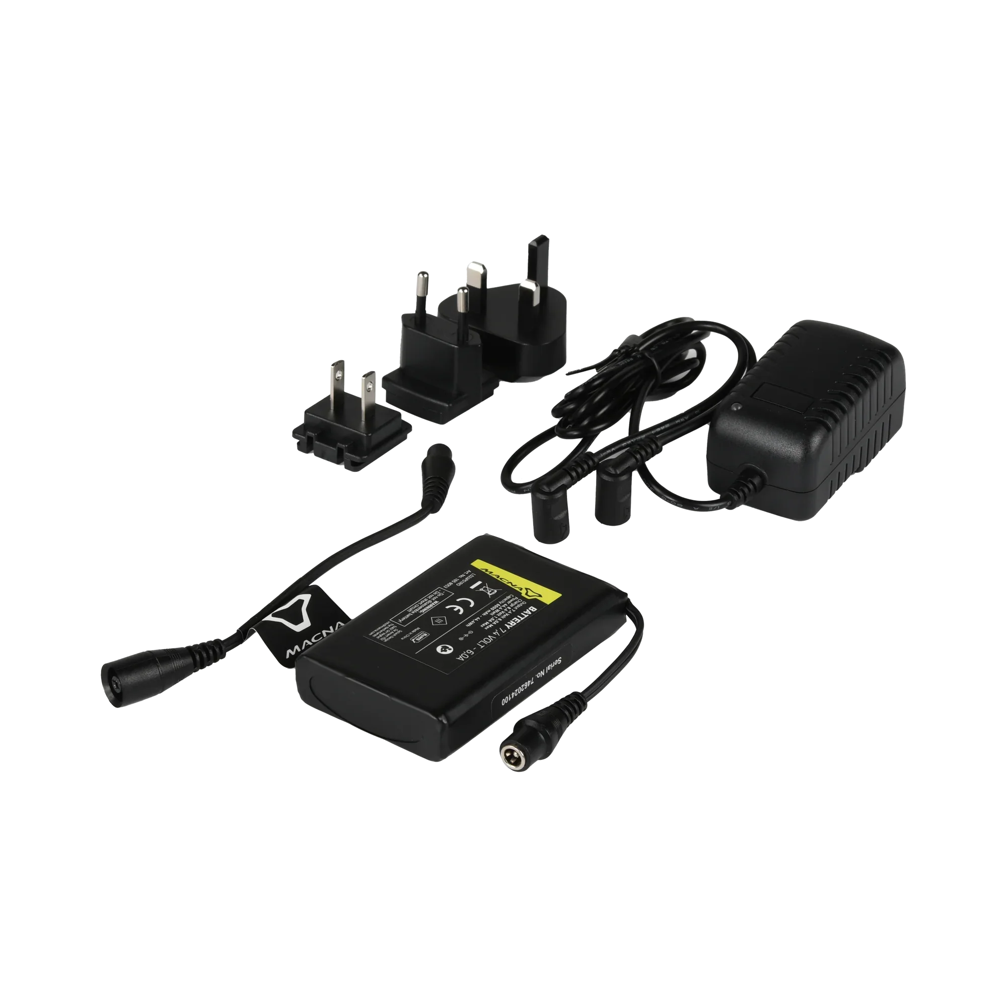 Macna Accu + Lader kit 7,4V 6A Kit Abbigliamento Riscaldato
