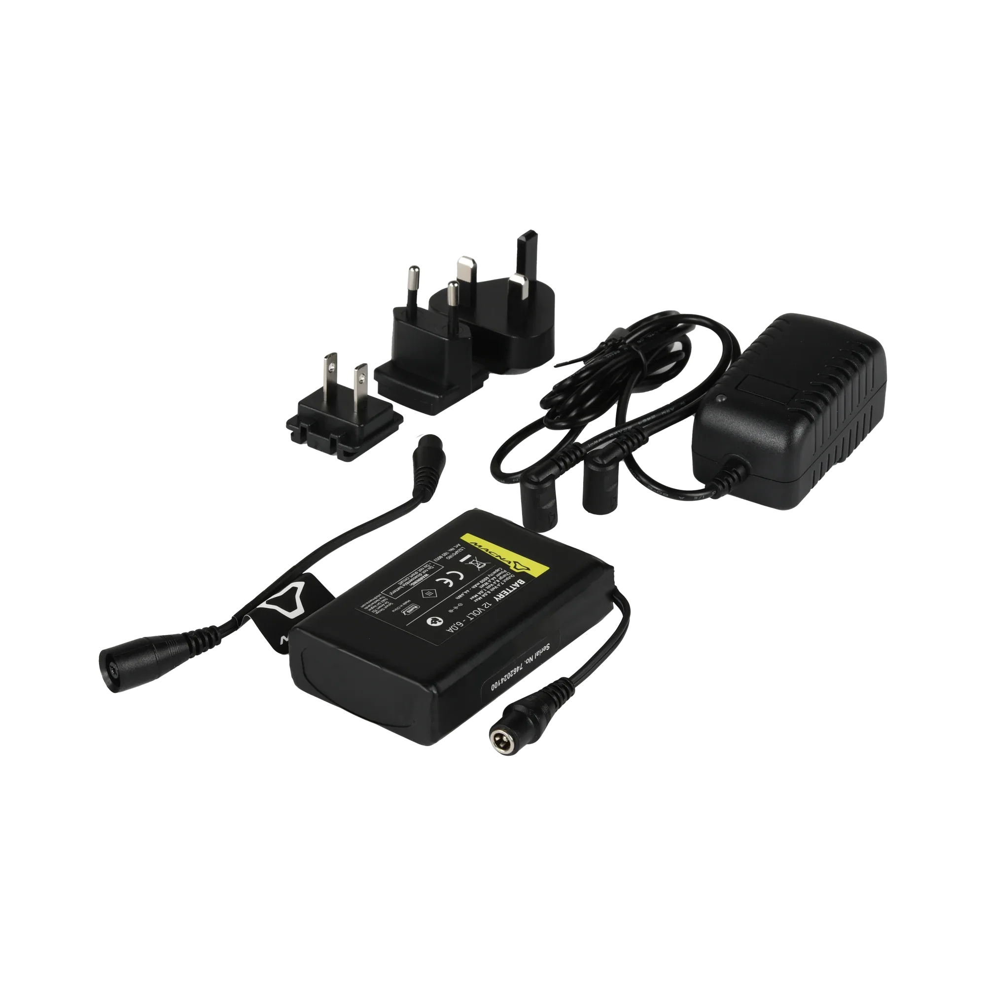 Macna Accu + Lader kit 12V 6A Kit Abbigliamento Riscaldato