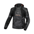 Macna Bradical Nero/Arancio - Giacca Moto Estiva Anorak Impermeabile CE Classe A Uomo - vista 1