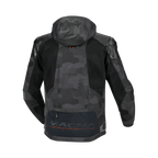 Macna Bradical Nero/Arancio - Giacca Moto Estiva Anorak Impermeabile CE Classe A Uomo - vista 2
