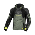 Macna Bradical Verde/Giallo - Giacca Moto Estiva Anorak Impermeabile CE Classe A Uomo - vista 1