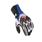Macna Brawler RTX Bianco / Rosso guanti moto