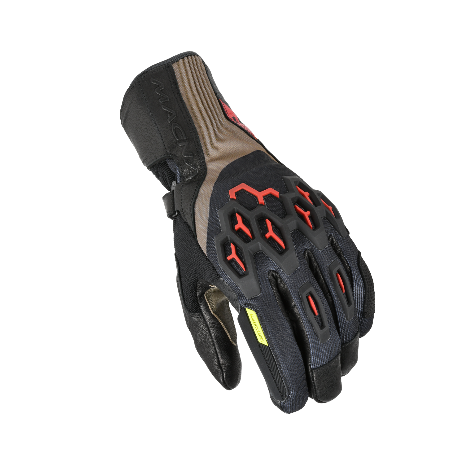 Macna Brawler RTX Taupe / Nero guanti moto