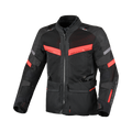 Macna Captane Nero/Rosso – Giacca Moto Touring Estiva IN&OUT