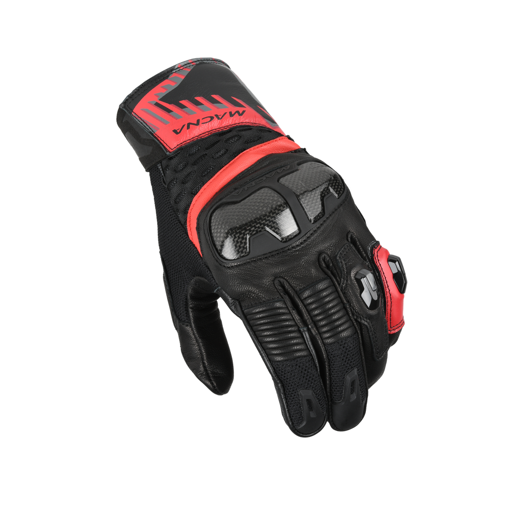 Macna Chizu Nero / Rosso guanti moto