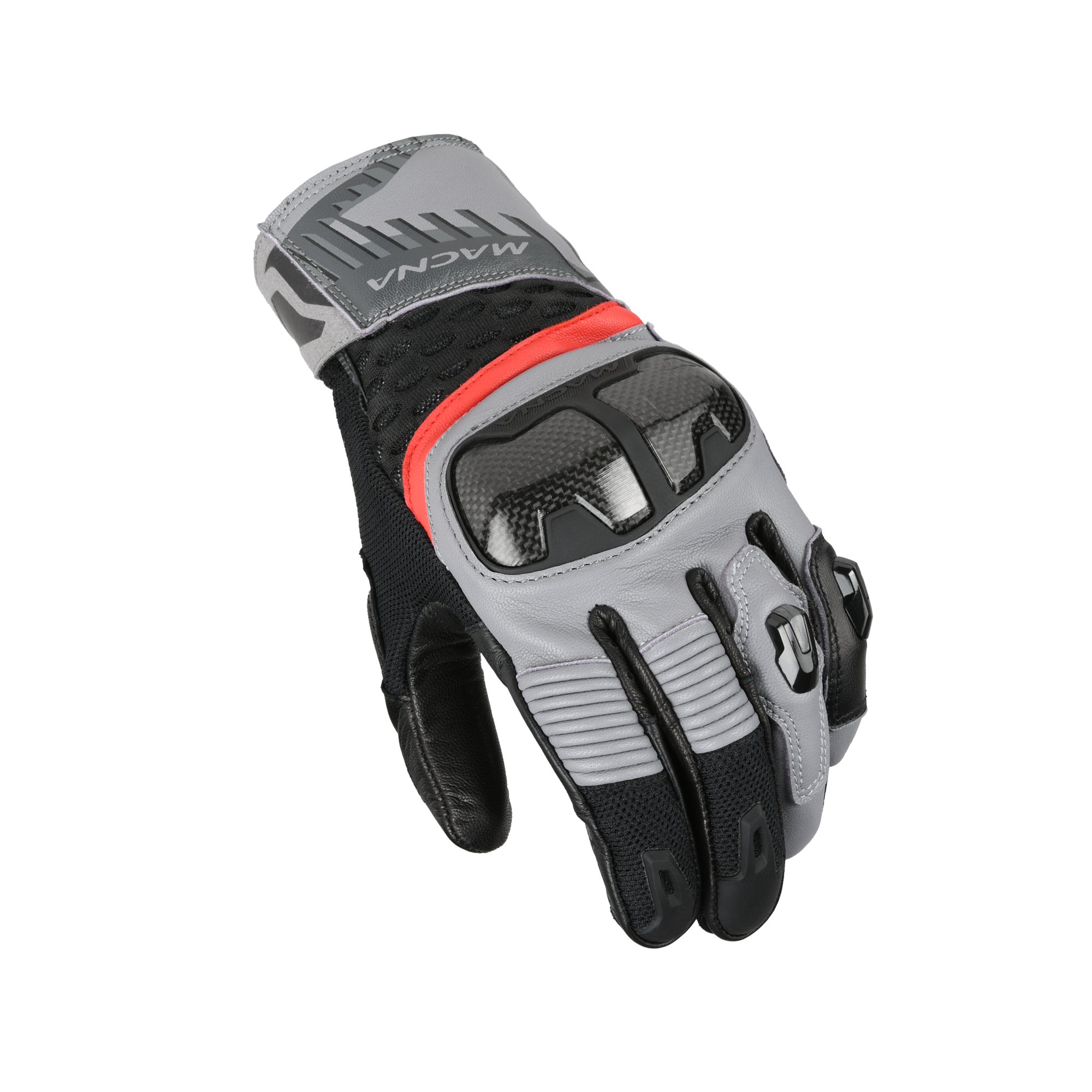 Macna Chizu Grigio / Nero guanti moto