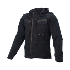 Macna Combat Nero - Giacca Moto Casual Estiva Cotone/Aramide CE Uomo - vista 1