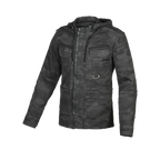 Macna Combat Grigio Scuro - Giacca Moto Casual Estiva Cotone/Aramide CE Uomo - vista 1