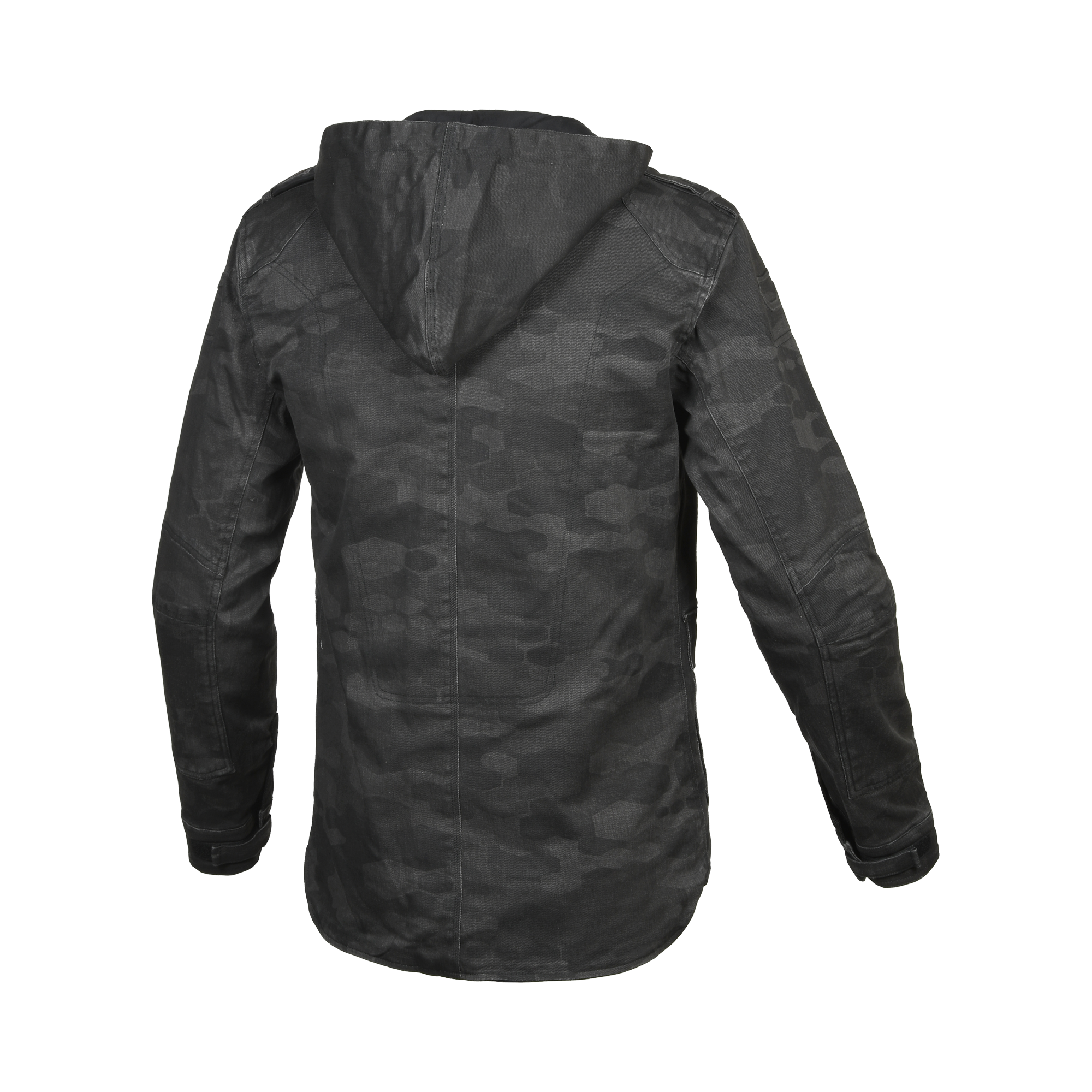 Macna Combat Grigio Scuro - Giacca Moto Casual Estiva Cotone/Aramide CE Uomo - vista 2