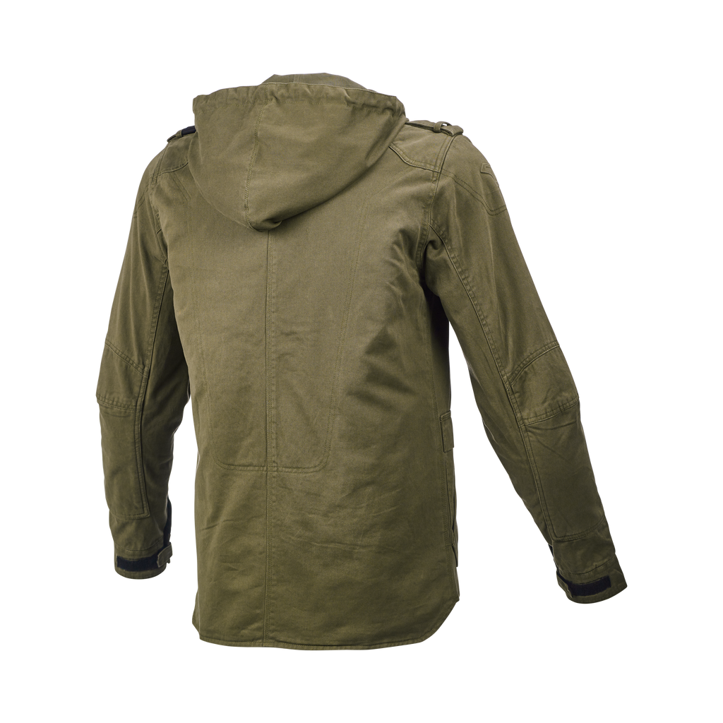 Macna Combat Verde - Giacca Moto Casual Estiva Cotone/Aramide CE Uomo - vista 2