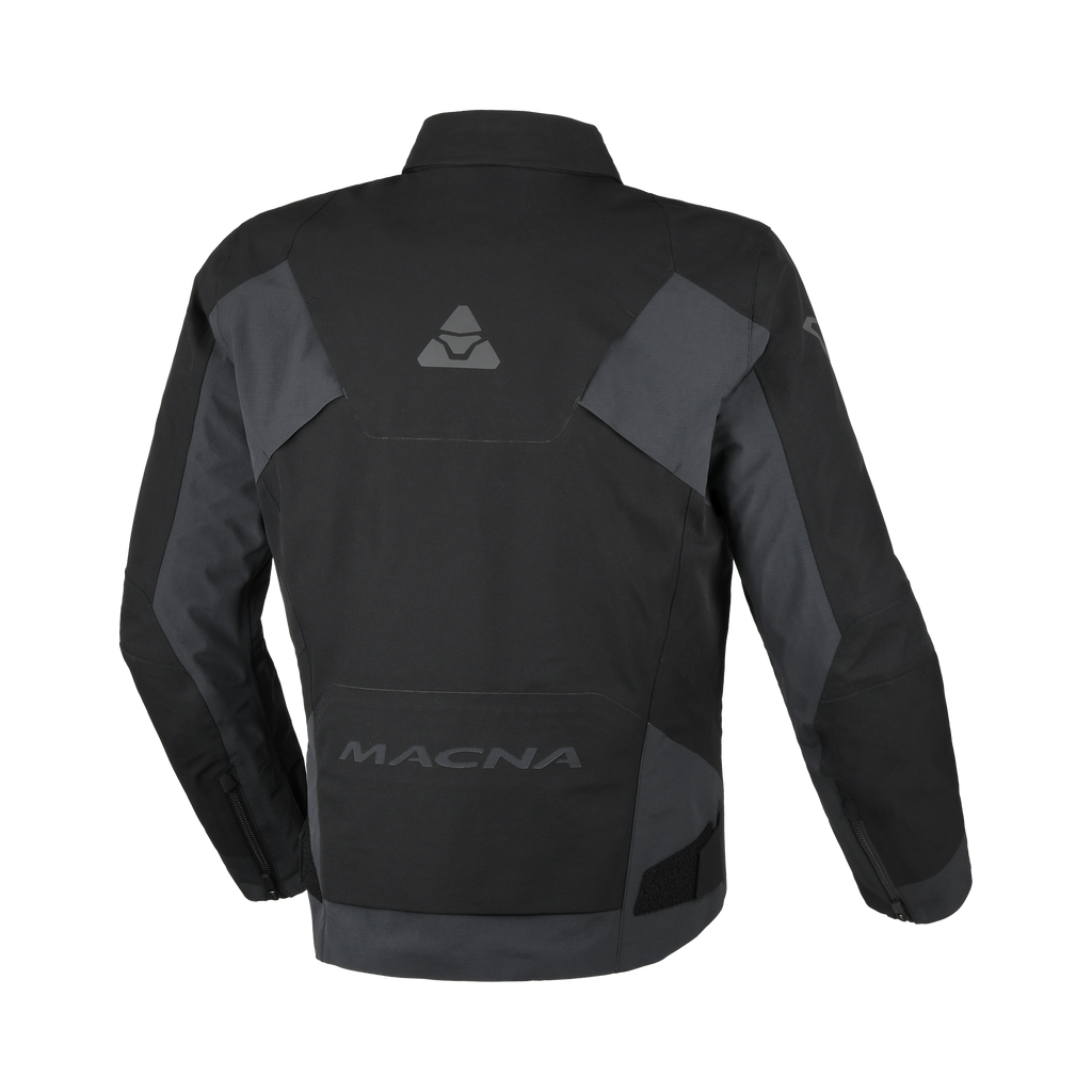 Macna Corvit Nero - Giacca Moto Twin Shell Impermeabile Convertibile in Zaino CE Classe AA Uomo - vista 2