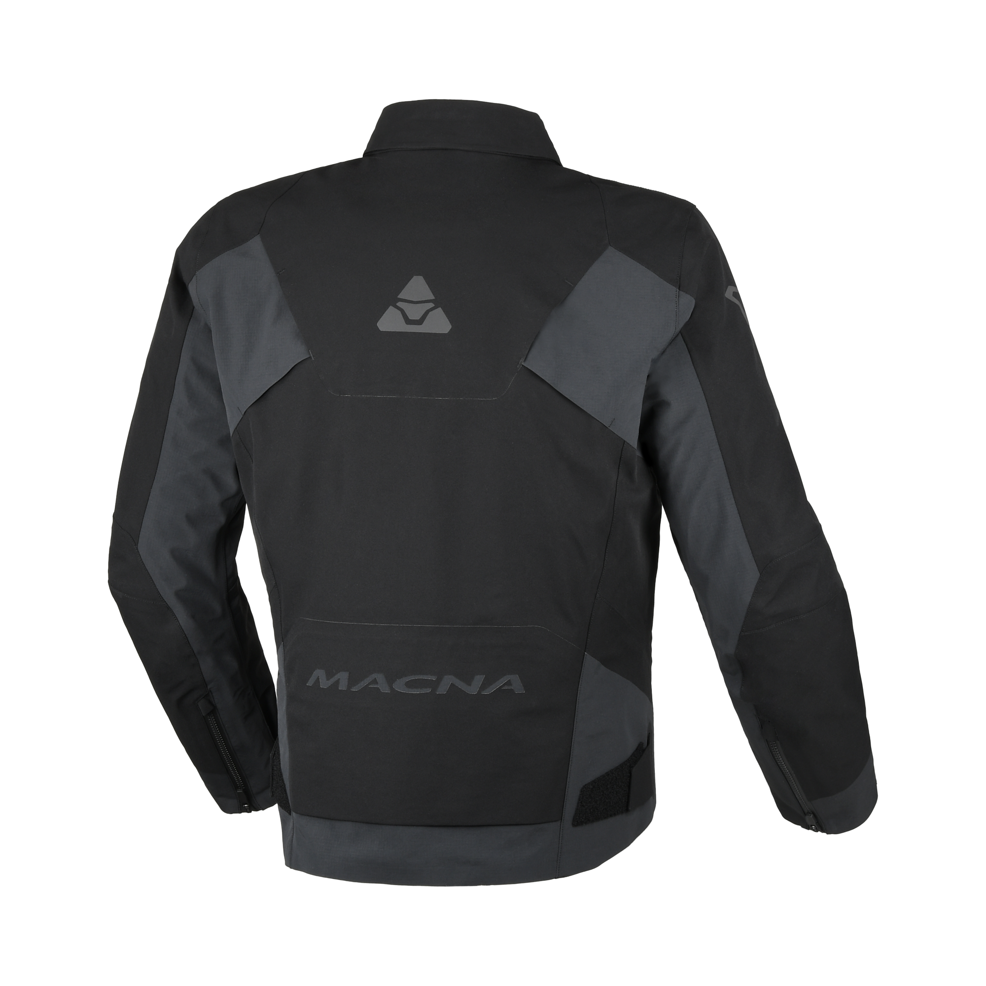Macna Corvit Nero - Giacca Moto Twin Shell Impermeabile Convertibile in Zaino CE Classe AA Uomo - vista 2