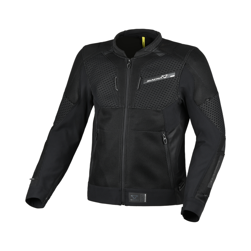 Macna Corvit Nero - Giacca Moto Twin Shell Impermeabile Convertibile in Zaino CE Classe AA Uomo - vista 5
