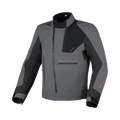 Macna Corvit Grigio/Nero - Giacca Moto Twin Shell Impermeabile Convertibile in Zaino CE Classe AA Uomo - vista 1