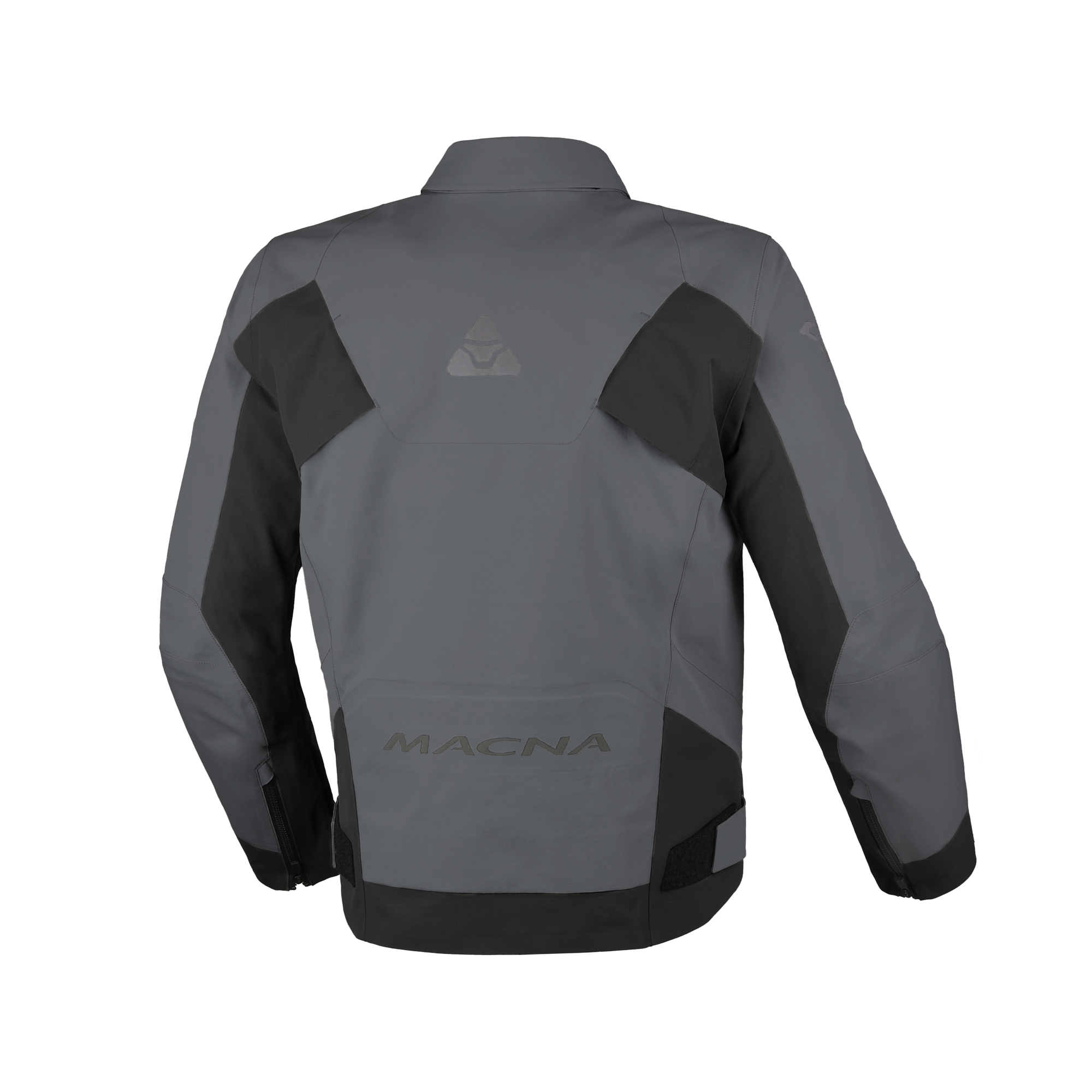Macna Corvit Grigio/Nero - Giacca Moto Twin Shell Impermeabile Convertibile in Zaino CE Classe AA Uomo - vista 2