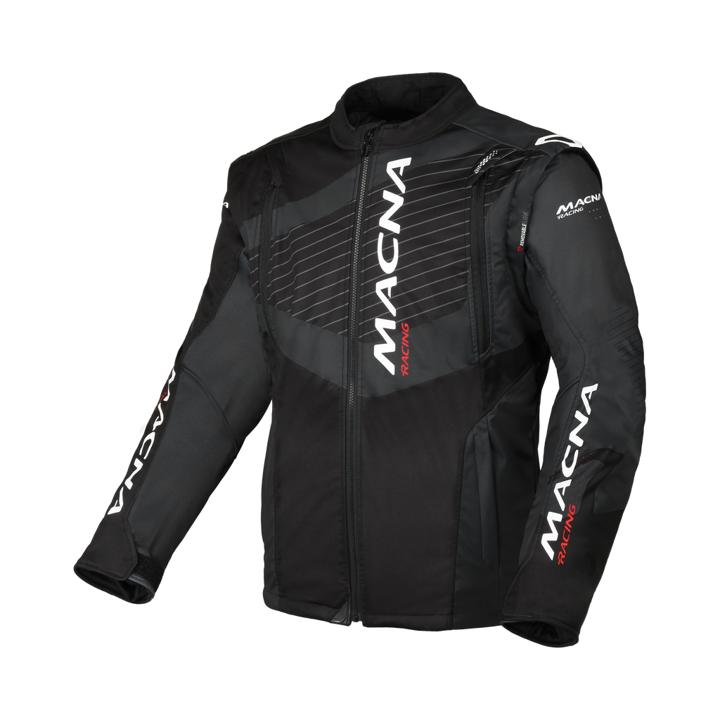 Macna Crest Nero – Giacca Guscio Esterno Moto Adventure/Enduro Ventilata CE Classe B Uomo - vista 1