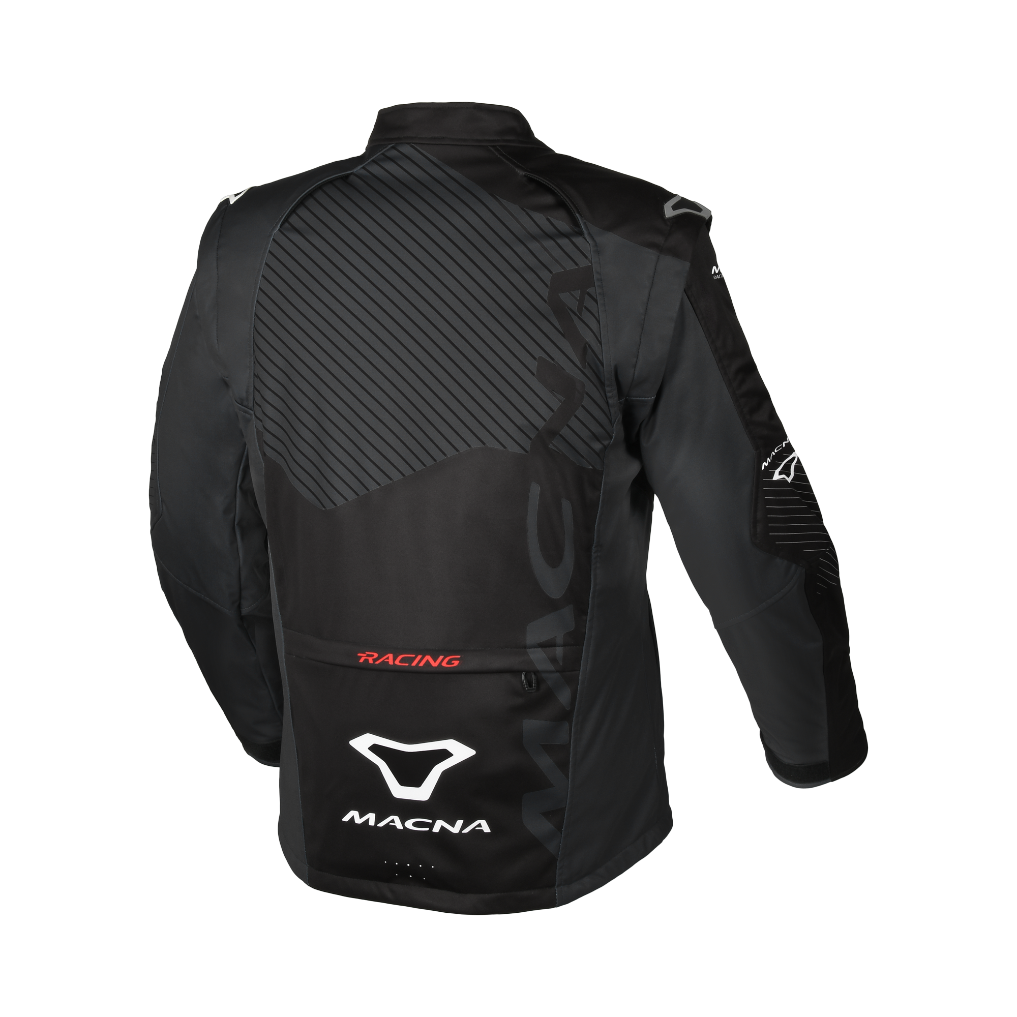 Macna Crest Nero – Giacca Guscio Esterno Moto Adventure/Enduro Ventilata CE Classe B Uomo - vista 2
