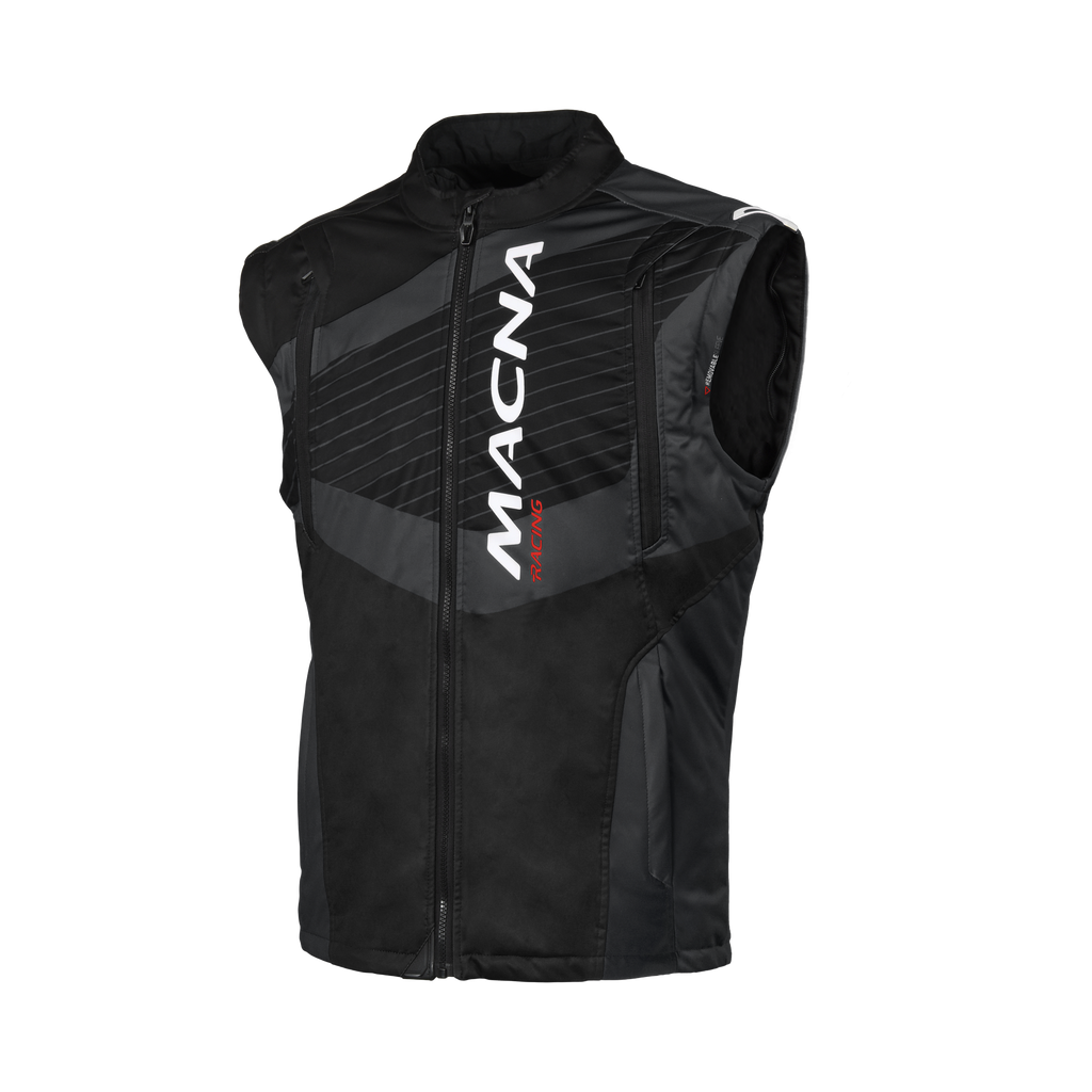 Macna Crest Nero – Giacca Guscio Esterno Moto Adventure/Enduro Ventilata CE Classe B Uomo - vista 3