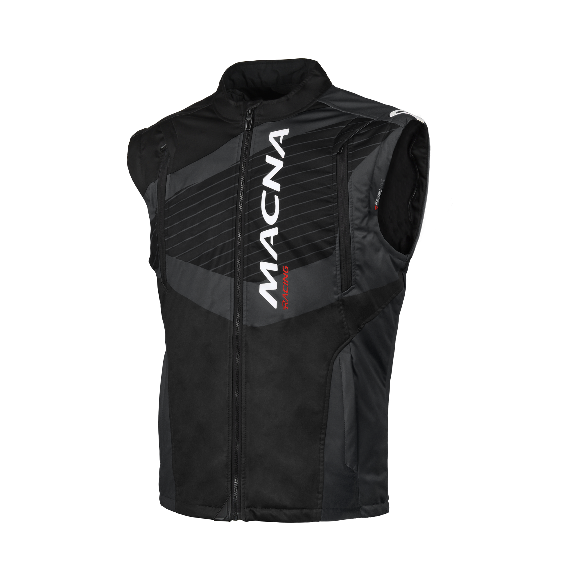 Macna Crest Nero – Giacca Guscio Esterno Moto Adventure/Enduro Ventilata CE Classe B Uomo - vista 3