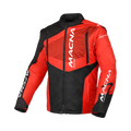 Macna Crest Nero/Rosso – Giacca Guscio Esterno Moto Adventure/Enduro Ventilata CE Classe B Uomo - vista 1