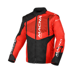 Macna Crest Nero/Rosso – Giacca Guscio Esterno Moto Adventure/Enduro Ventilata CE Classe B Uomo - vista 1