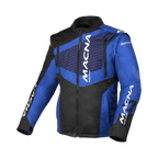 Macna Crest Nero/Blu – Giacca Guscio Esterno Moto Adventure/Enduro Ventilata CE Classe B Uomo - vista 1