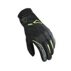 Macna Crew RTX Nero/Giallo – Guanti Moto Impermeabili CE Uomo – vista 1
