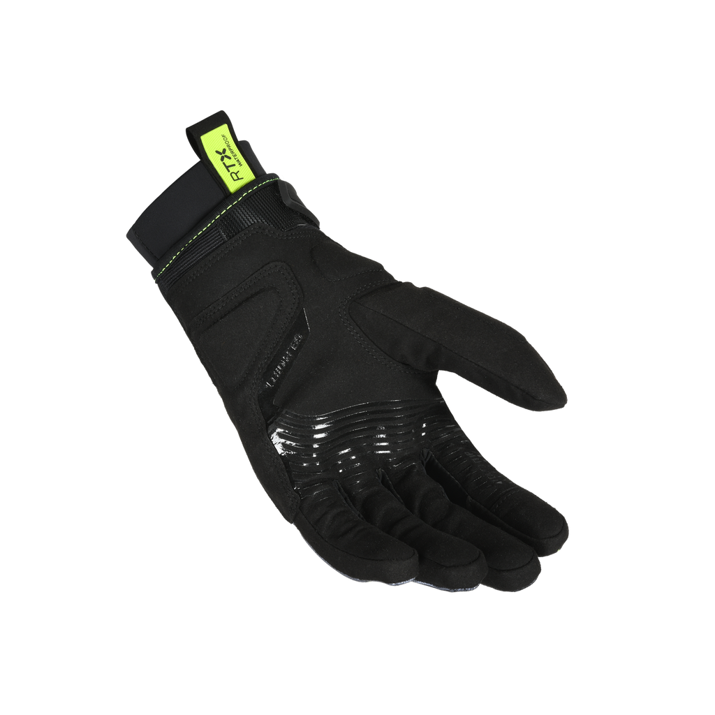 Macna Crew RTX Nero/Giallo – Guanti Moto Impermeabili CE Uomo – vista 2