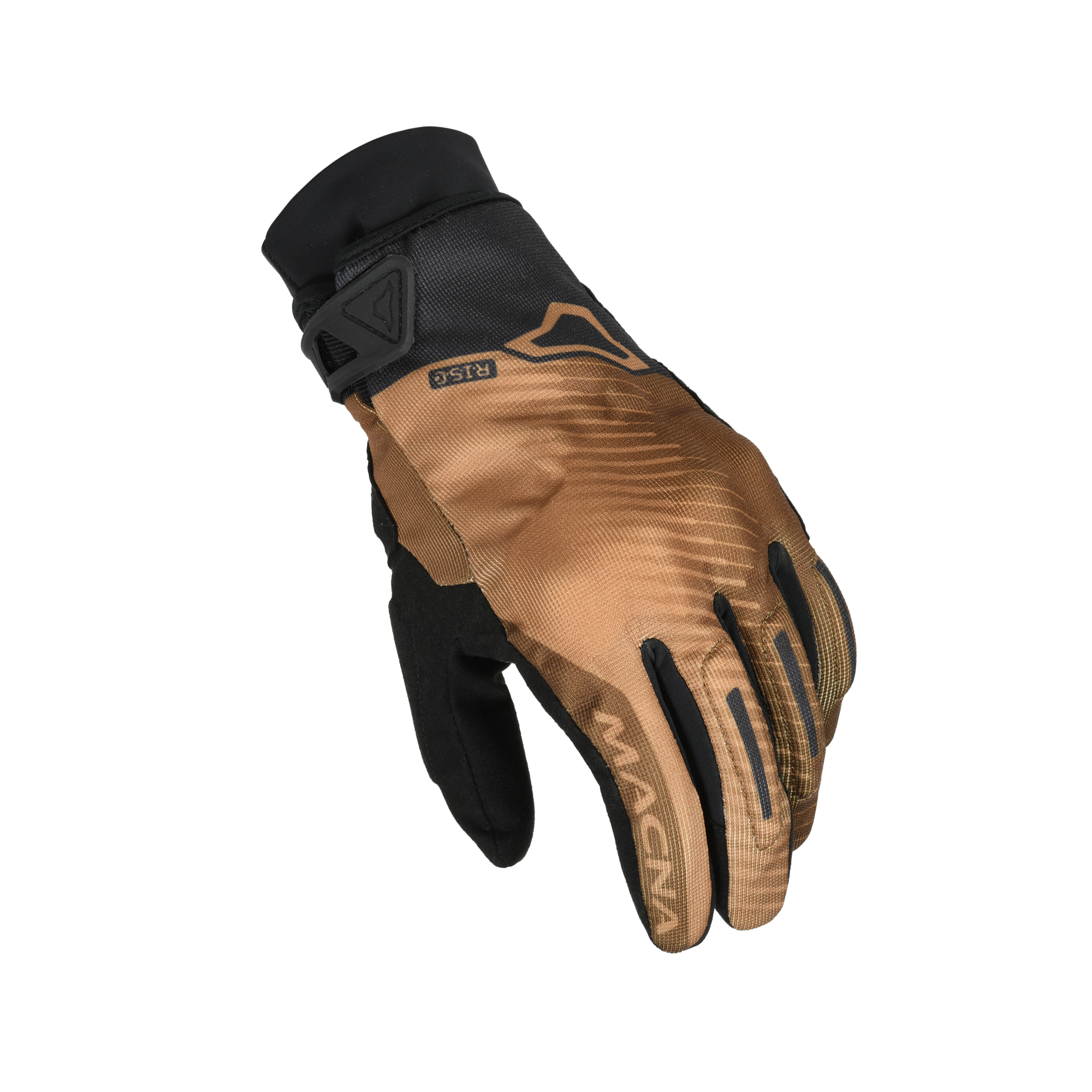 Macna Crew RTX Taupe/Nero – Guanti Moto Impermeabili CE Uomo – vista 1